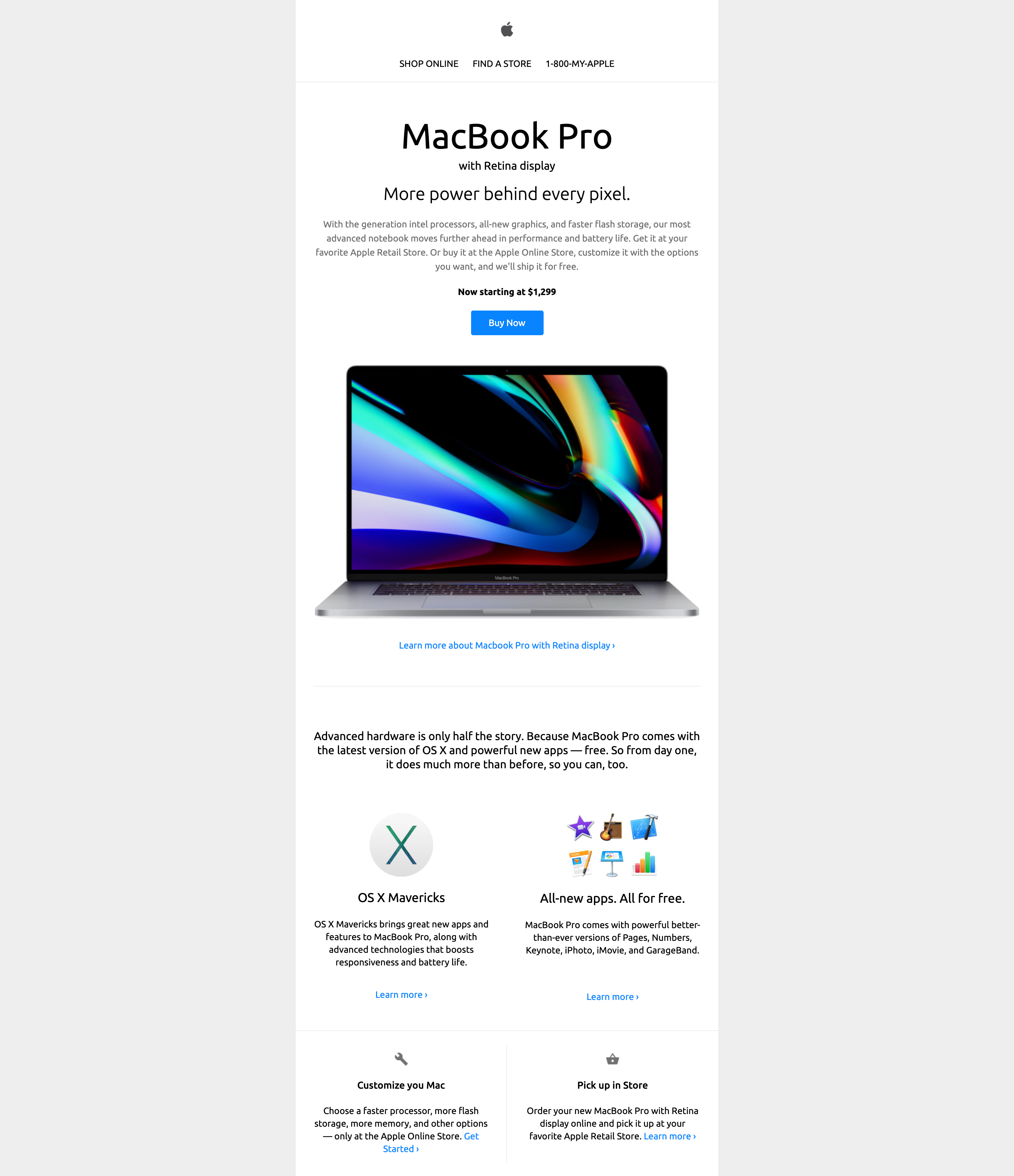 apple email template
